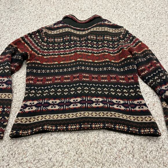 Paul Harris Vintage Christmas Cardigan Sweater Sz S Fair Isle Holiday Nordic - Picture 6 of 6